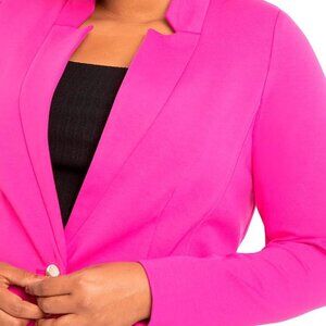 Hot Pink Ultimate Stretch Work Blazer